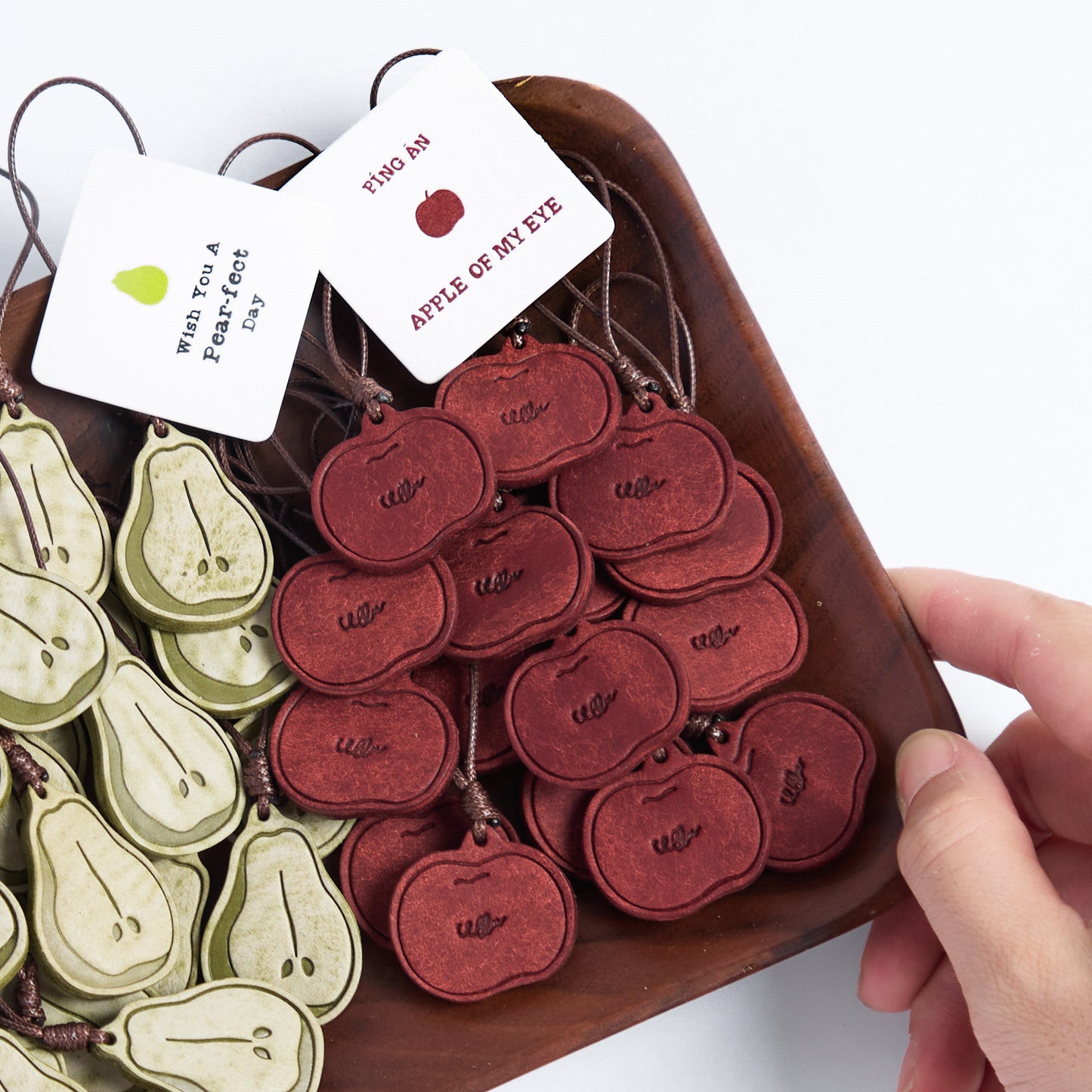 "Apple of My Eye" Leather Journal Charm