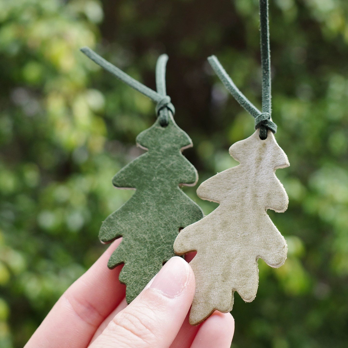 "Winter Oak" Leather Bookmark & Journal Charm