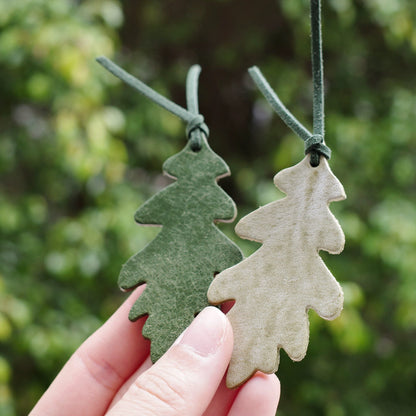 "Winter Oak" Leather Bookmark & Journal Charm
