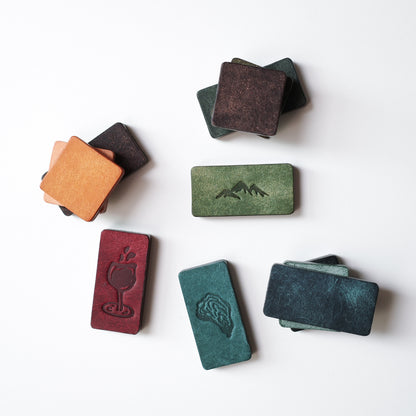 Double-Sided Leather Magnetic Memo Board