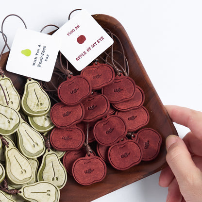 "Apple of My Eye" Leather Journal Charm