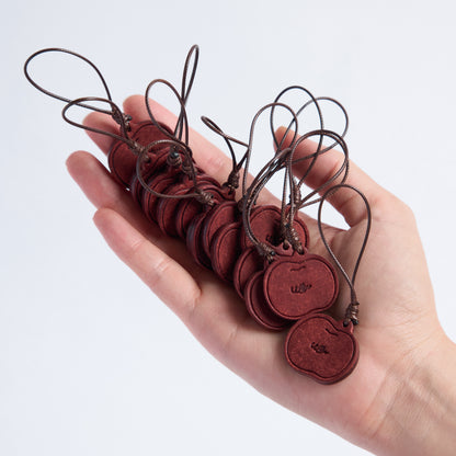 "Apple of My Eye" Leather Journal Charm