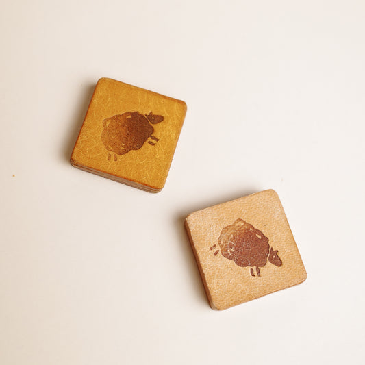 Double-Sided Leather Magnetic Memo Board
