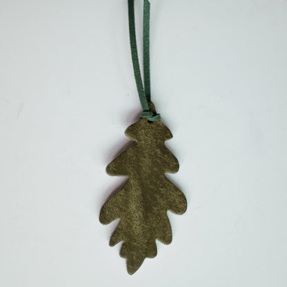"Winter Oak" Leather Bookmark & Journal Charm
