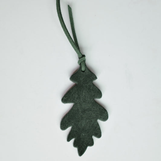 "Winter Oak" Leather Bookmark & Journal Charm