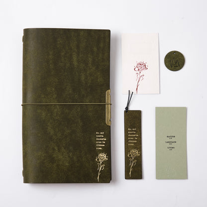 "Wasteland Rose" Traveler’s Notebook Set