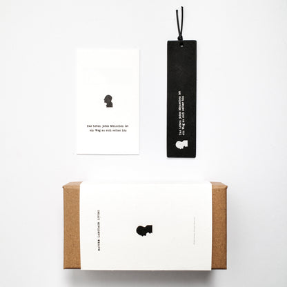 "The Journey Within" Leather Bookmark