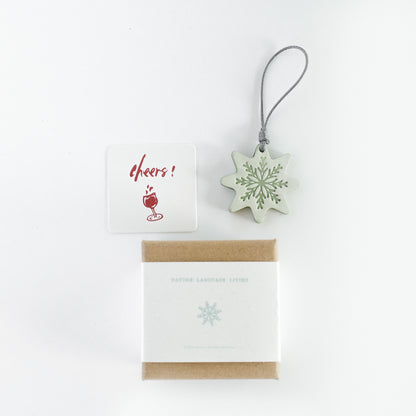 "Winter Feast" Leather Journal Charms