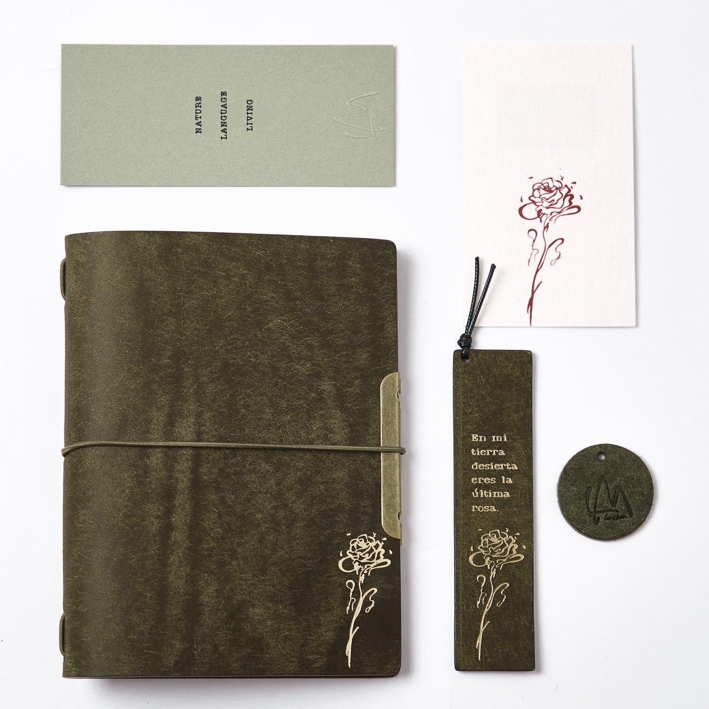"Wasteland Rose" Traveler’s Notebook Set