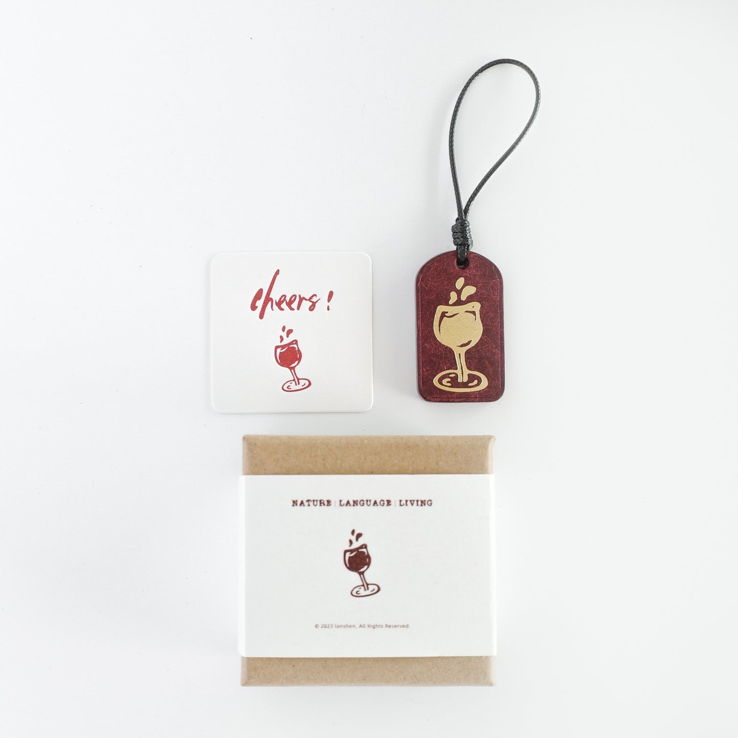 "Winter Feast" Leather Journal Charms