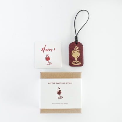 "Winter Feast" Leather Journal Charms