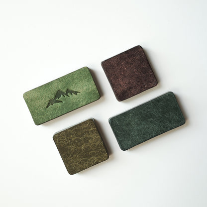 Double-Sided Leather Magnetic Memo Board