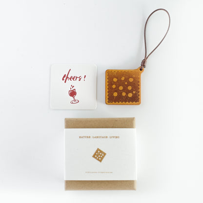 "Winter Feast" Leather Journal Charms